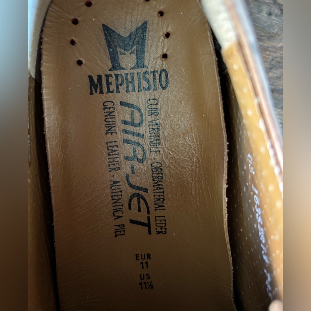 Mephisto Leather Bonito Man’s Lace Up Shoes
Air Jet Brown 11.5 - Picture 5 of 14